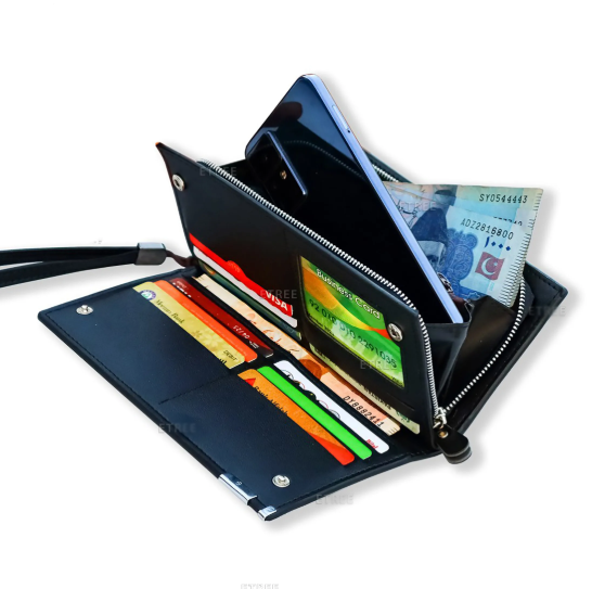 LONG ZIPPER WALLET & CARD HOLDER