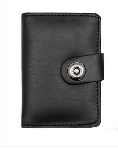 MAGNET BUTTON CLOSER MINI WALLET